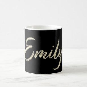 Emily white gold Handwriting Tasse Kaffeetasse