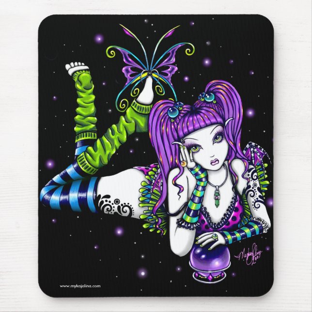 Emilykristallball-Regenbogen-Fee Mousepad (Vorne)