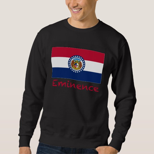 Eminence Missouri USA Flag Souvenir Sweatshirt (Vorderseite)