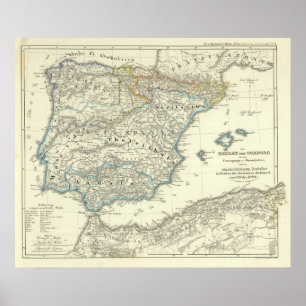 Emirat von Cordoba bis die Zerstörung Poster