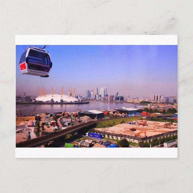 Emirates Cable Car Skyline Postkarte (Vorderseite)