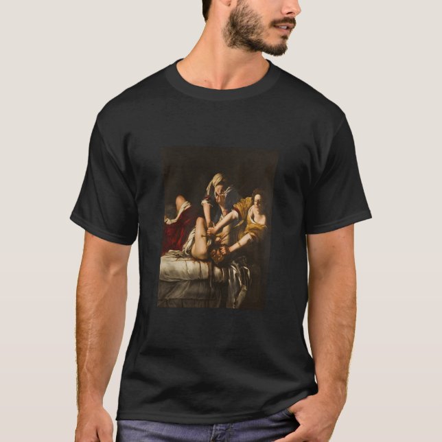 Emisia Gentileschis Judith Slay Holofernes T-Shirt (Vorderseite)