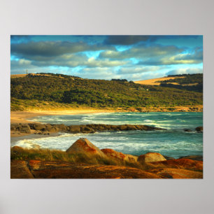 Emita Beach Flinders Island, Tasmania Poster