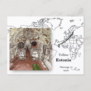 EML Lembit, Lennusadam Museum, Tallinn Estland Postkarte
