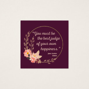 Emma by Jane Austen Quote I - Niedlich Style