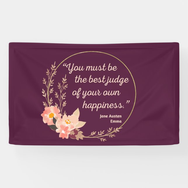 Emma by Jane Austen Quote I - Niedlich Style Banner (Horizontal)