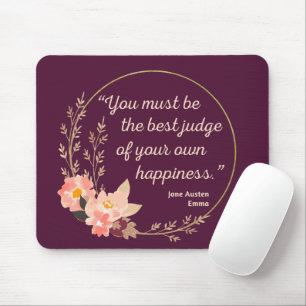 Emma by Jane Austen Quote I - Niedlich Style Mousepad