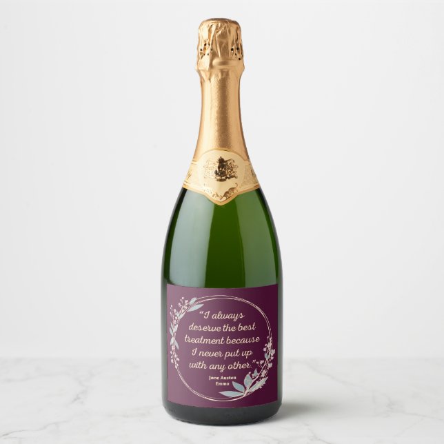 Emma by Jane Austen Zitat II - Niedlicher Stil (Vorderseite)