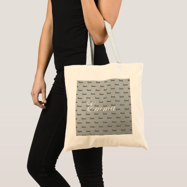 Emma Custom Tasche Tuch Leinwand Lebensmittelgesch (Vorderseite (Produkt))