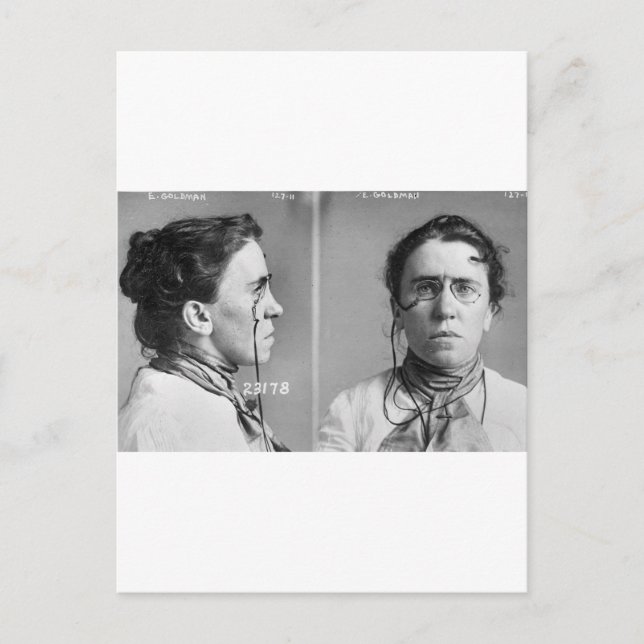 Emma Goldman - Anarchistin, 1911 Postkarte (Vorderseite)
