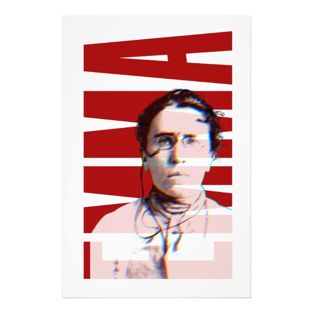 EMMA Goldman, feministische Anarchistin Frauengesc Fotodruck (Vorne)