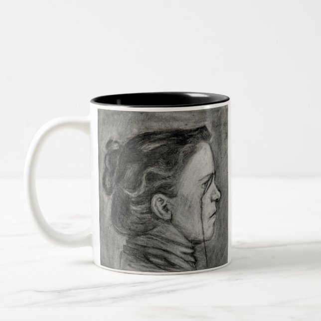 Emma Goldman Mugshot Tasse (Links)
