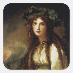 Emma, Lady Hamilton Quadratischer Aufkleber