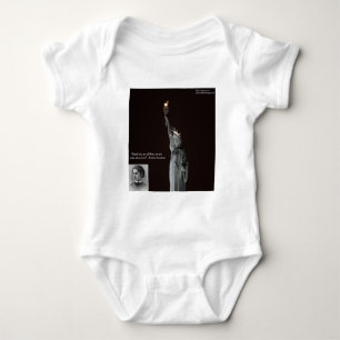 Emma Lazarus & Statue of Liberty Gifts & Cards Baby Strampler