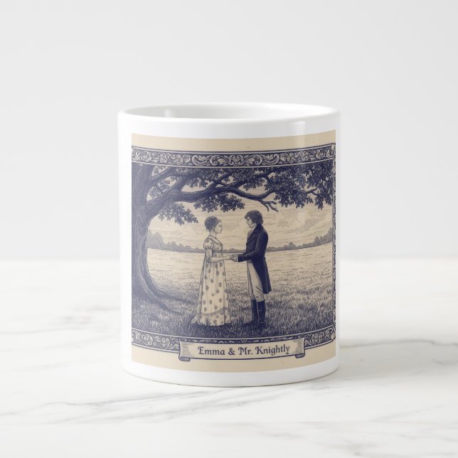 Emma & Mr. Knightley Jumbo-Tasse (Vorderseite)