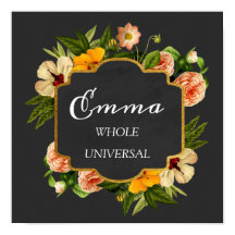 Emma Name bedeutet Royal Rose Frame Gift