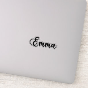 Emma Name - Handgeschriebene Kalligrafie Aufkleber