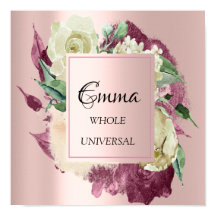 Emma Name Meaning Marsala Pink Roses Bridal
