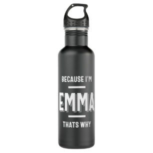 Emma Name Personalisiert Women Girl Edelstahlflasche