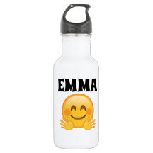 Emma- Personalized Emoji 18 oz Water Bottle