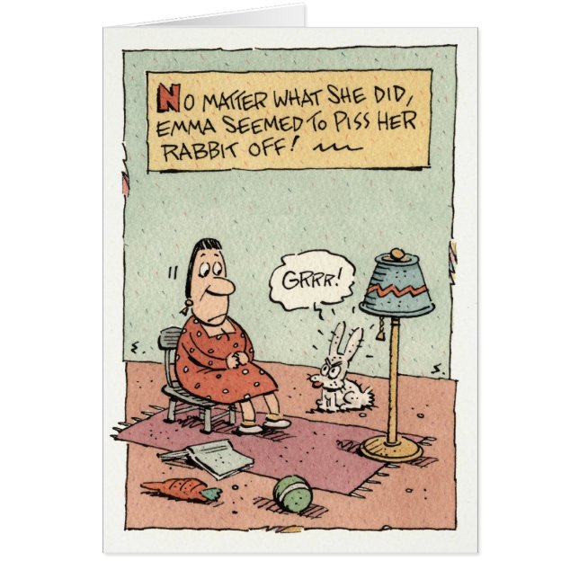 Emma und ihr Kaninchen (Vorne)