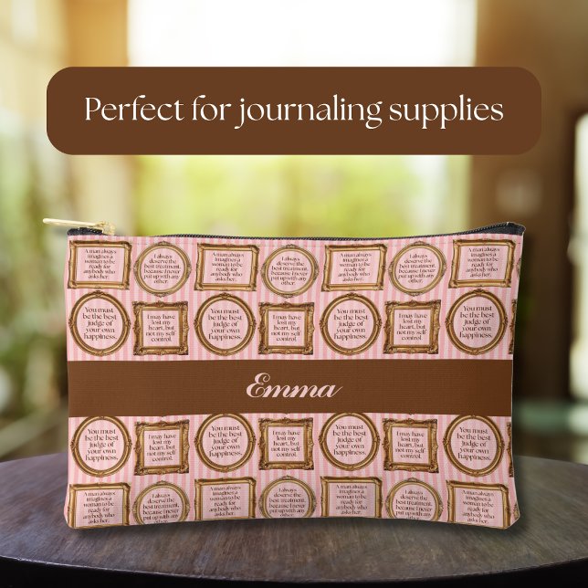 Emma von Jane Austen Quotes Personalisiert Zubehörtasche (Von Creator hochgeladen)