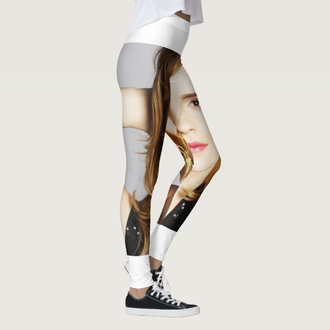 Emma Watson bedruckt für Mädchen Leggings (Rechts)