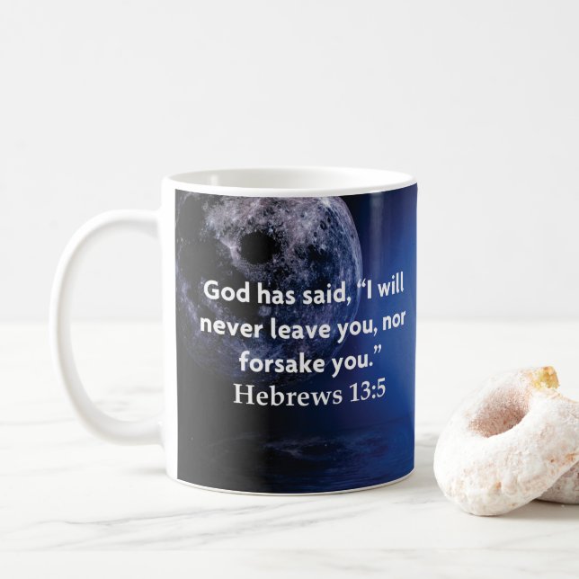 EMMANUEL Christlicher Gott mit uns Weihnachten Kaffeetasse (Mit Donut)