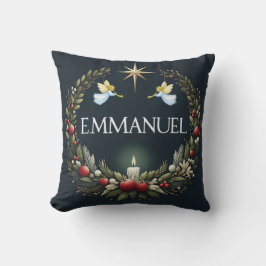 Emmanuel Christmas Engel Kissen
