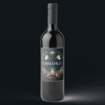 Emmanuel Christmas Engel Weinetikett<br><div class="desc">.</div>