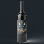 Emmanuel Christmas Engel Weinetikett<br><div class="desc">.</div>