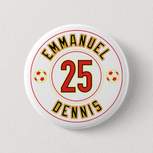 Emmanuel Dennis 25 Button
