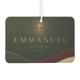 EMMANUEL | Matthäus 1,23 Christlich Autolufterfrischer