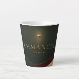 EMMANUEL | Matthäus 1,23 Christlich Milchtasse