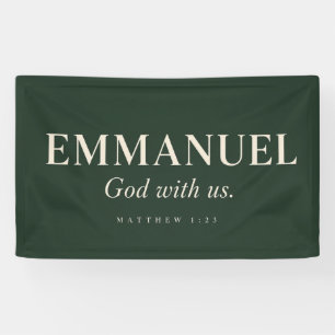 EMMANUEL   Matthäus 1:23   Weihnachten Banner