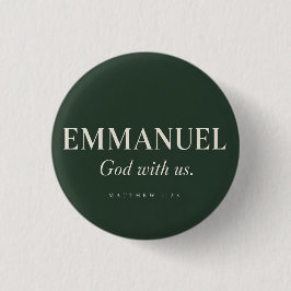 EMMANUEL | Matthäus 1:23 | Weihnachten Button