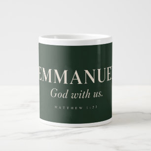 EMMANUEL Matthäus 1:23 Weihnachten Jumbo-Tasse