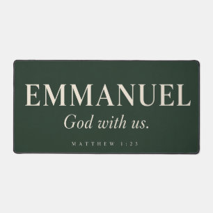 EMMANUEL   Matthäus 1:23   Weihnachten Schreibtischunterlage