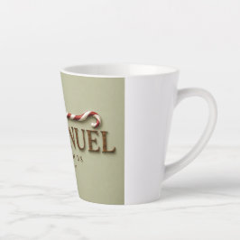 EMMANUEL | Matthäus 1:23 Weihnachten | Soft Sage Milchtasse