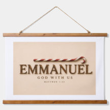 EMMANUEL | Matthäus 1,23 Weihnachten | Warmes Crem