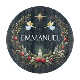 Emmanuel-Weihnachtsengel Schneidebrett