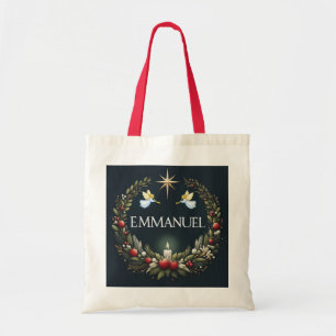 Emmanuel-Weihnachtsengel Tragetasche