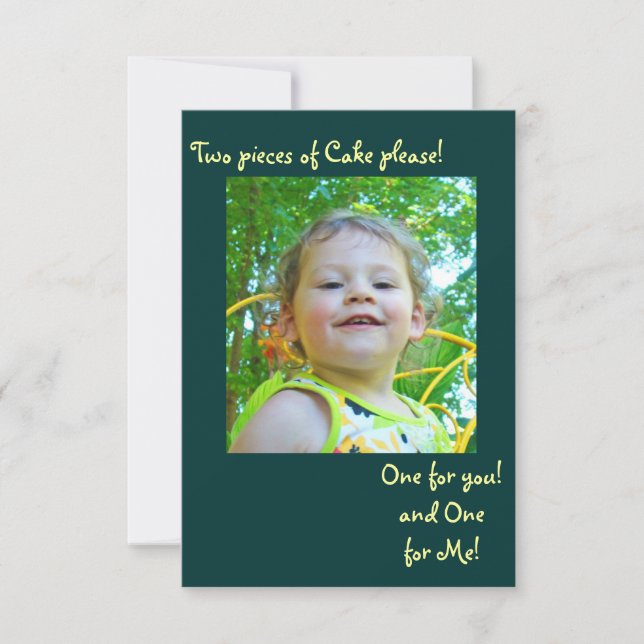 Emmas 2. bday Einladung #2 (Vorderseite)