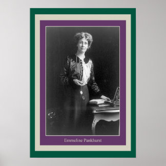 Emmeline Pankhurst Poster