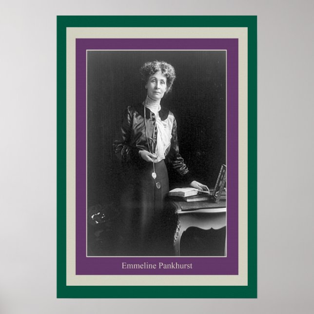 Emmeline Pankhurst Poster (Vorne)