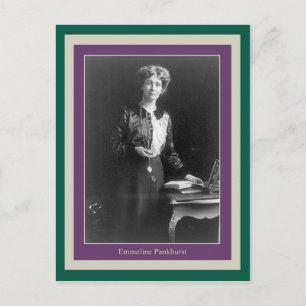Emmeline Pankhurst Postkarte