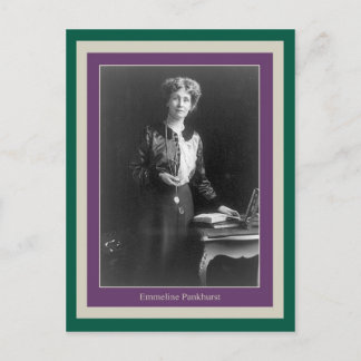 Emmeline Pankhurst Postkarte