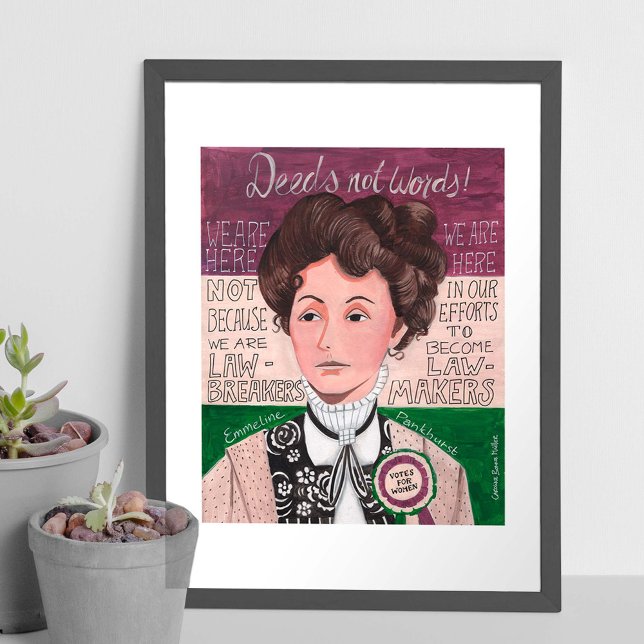 Emmeline Pankhurst | votes for women | Poster (Von Creator hochgeladen)