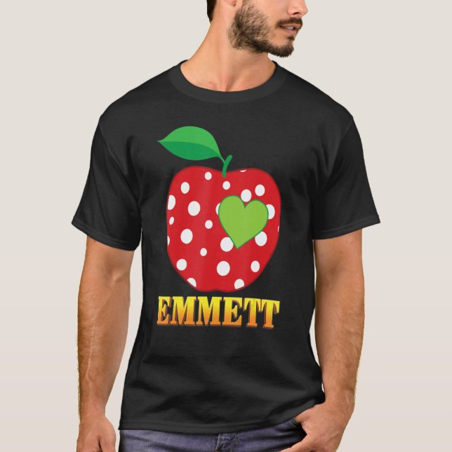 Emmett Liebe School Back to School Boy Kid Student T-Shirt (Vorderseite)
