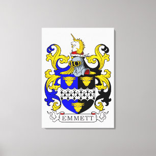 Emmett Wappen Leinwanddruck